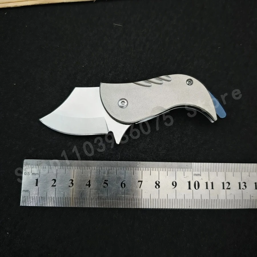 C256 سوبر كول سكين للفرد صغير 440C شفرة مقبض ألمونيوم التخييم في الهواء الطلق التكتيكية الطوارئ الدفاع عن النفس سكين الرجال الهدايا