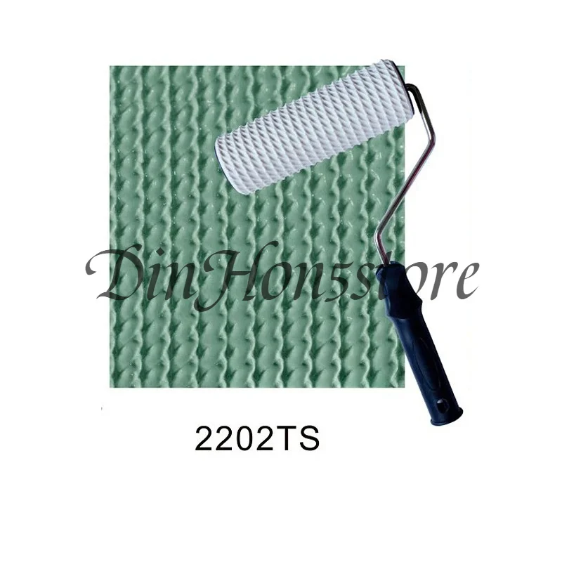 Textured wall film paint embossing roller, vintage patterned roller, diatom clay brick-like pattern printing tool