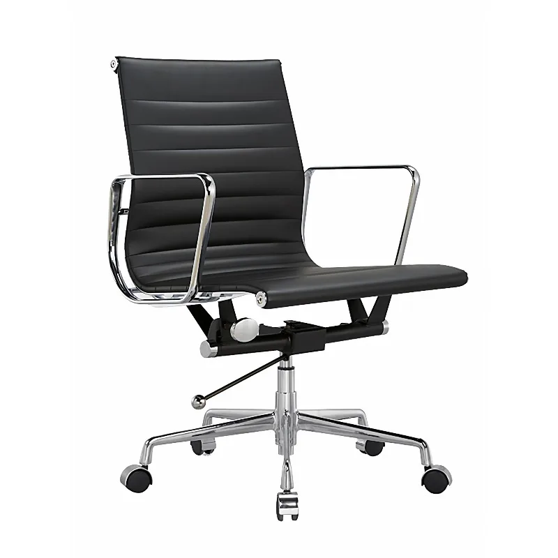 Computerstuhl, moderner, einfacher Bürodrehstuhl für den Heimgebrauch