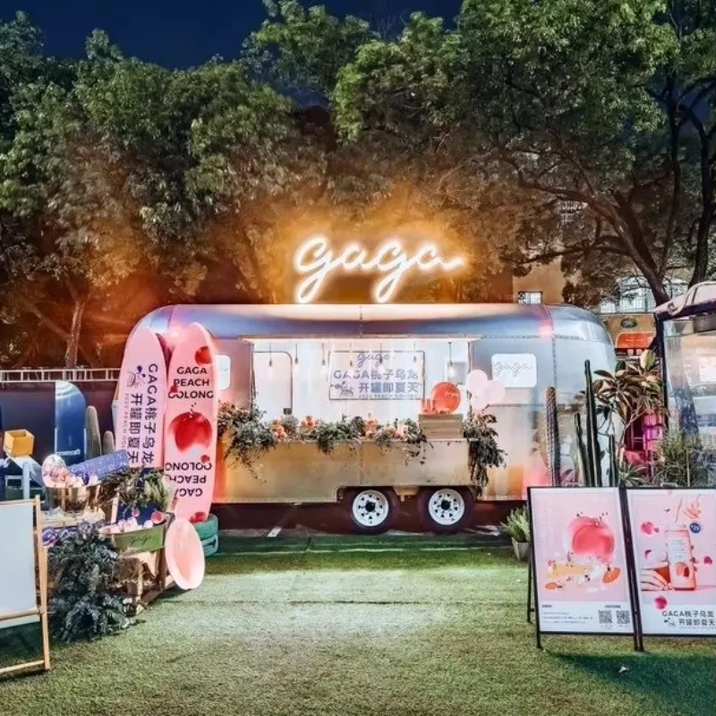 New Arrival 4 Meters Length Food Vending Trailer/Street Mobile Food Truck