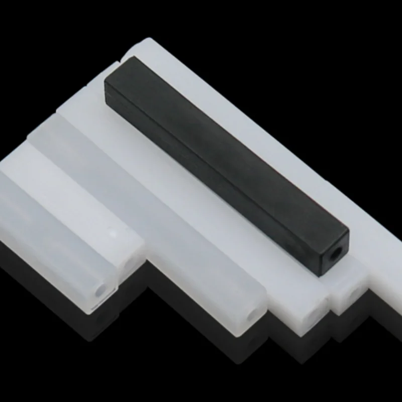10pcs/lot White Plastic Square Column Support Pillar Model Toy Support Material 5x5mm Install Chassis Bracket