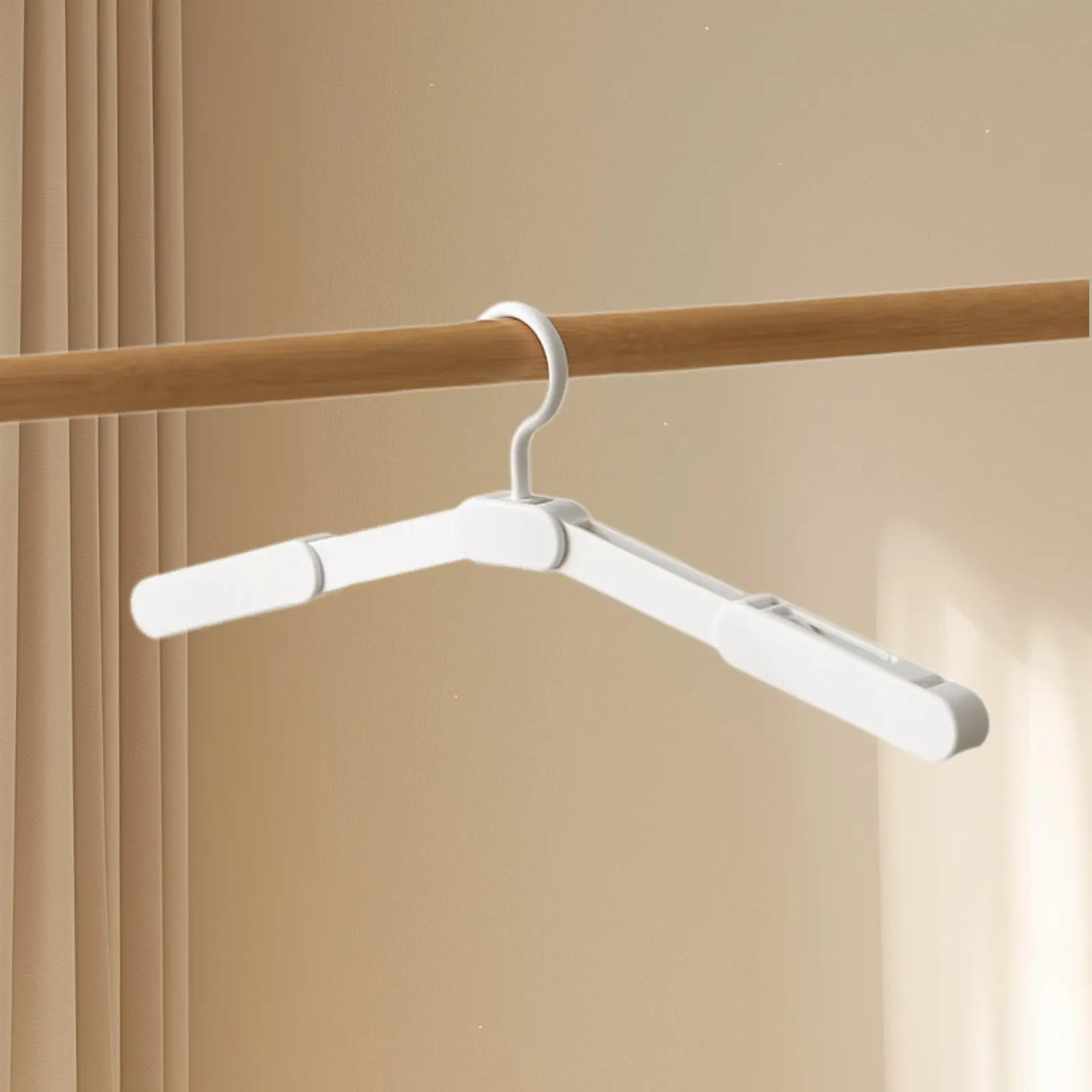 Foldable Travel Hanger Practical Clothing Drying Rack Drying Rack Collapsible Hanger for Towels Garments Coats Socks Travel