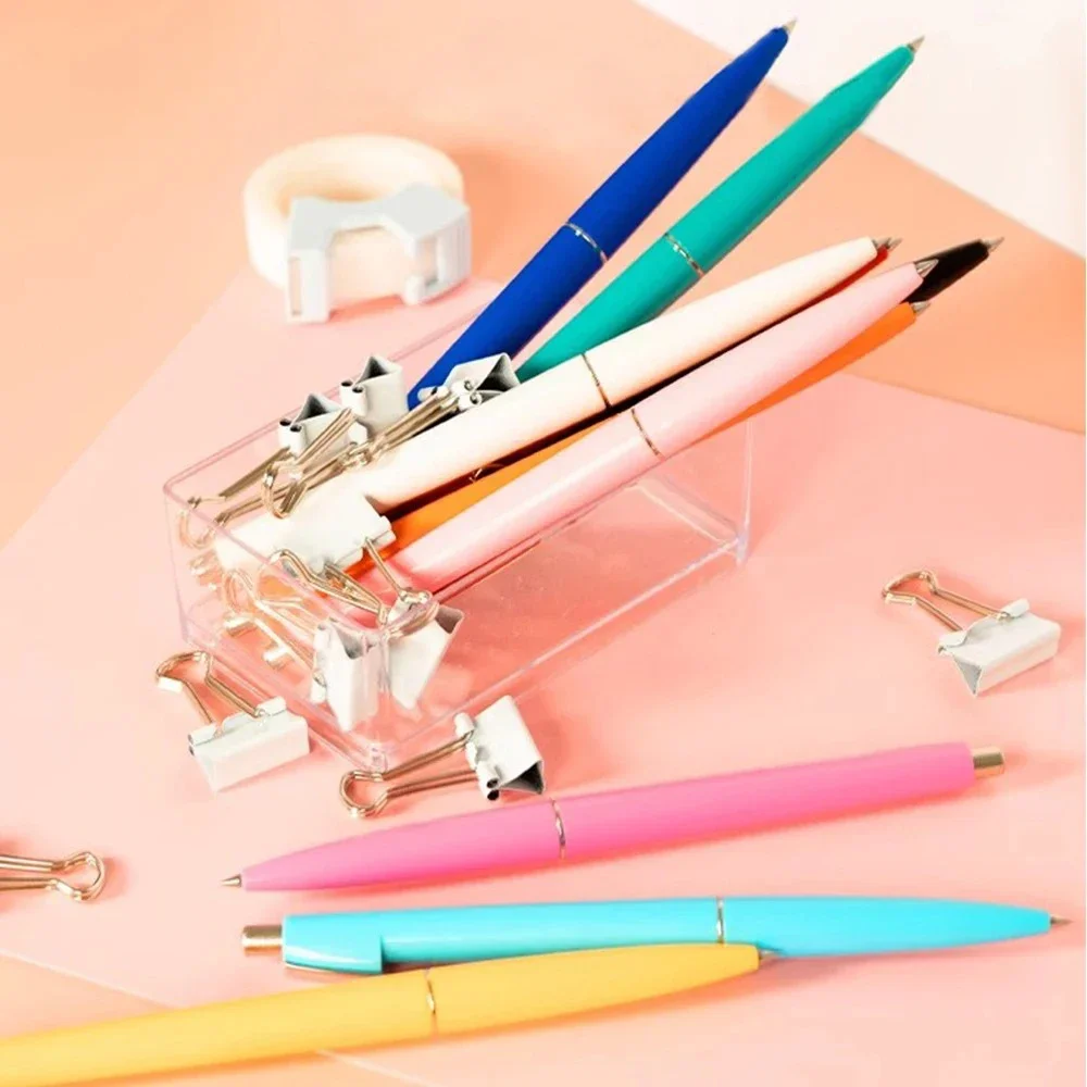 1PC Schneider Office Push-action Gel Pen High-capacity Signature Pen Cute Stationery Kawaii School Supplies Back To School