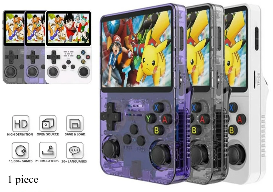 

New R36s Open-source Handheld Game Console, Portable Retro Arcade Game, Nostalgic 3D Dual System Handheld Device
