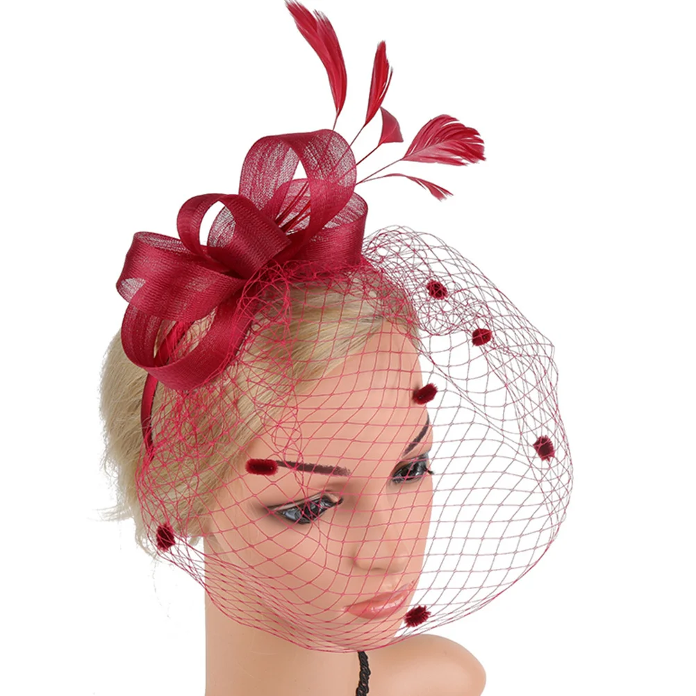 

1Pcs Gauze Bridal Headdress Wedding Party Hair Clip Hairpin Chic Elegant Female Headwear Party Hair Clip