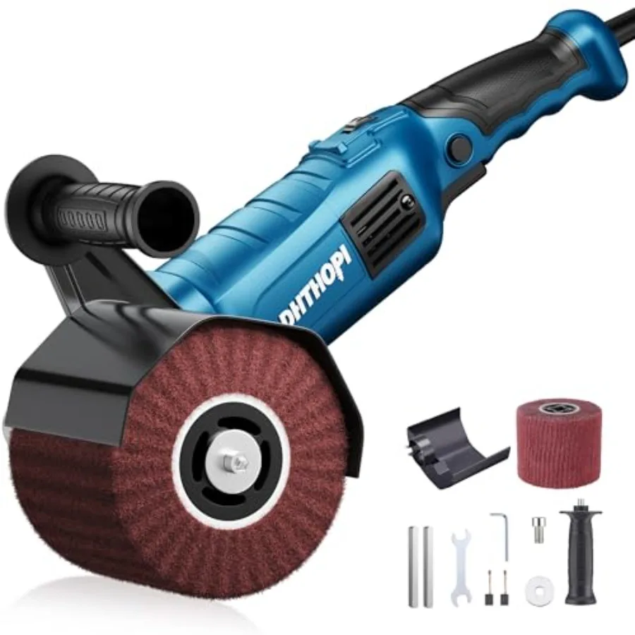 

1800W 110V Handheld Electric Stainless Steel Polisher 8 Variable Speed 3100RPM for Metal Stainless Steel Wood