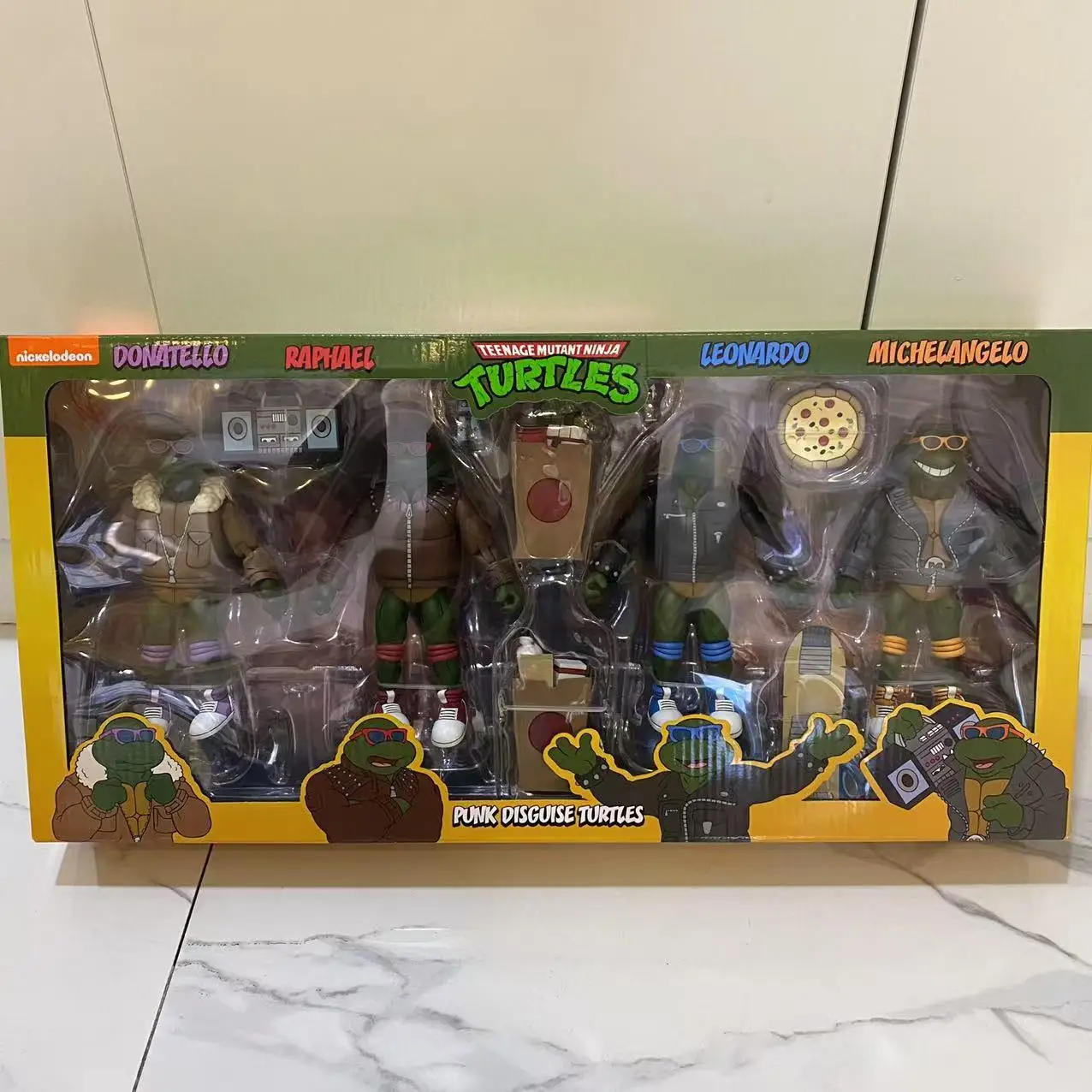 Original Neca Tmnt Turtles Raphael Leonardo Michelangelo Donatello Anime Action Figures Collectibles Figuras Toy Doll Gifts