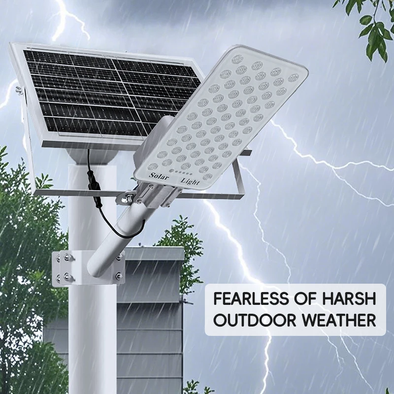 200 واط ضوء الشمس القوي في الهواء الطلق ضوء الشارع الشمسي 6000 مللي أمبير مقاوم للماء التلقائي الغسق إلى الفجر ضوء الشارع لحديقة المرآب #6