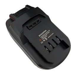 Battery Adapter For Bosch 18V Li-Ion Battery BAT609 BAT609G Convert To for Parkside 20V Li-ion Battery Cordless Drill Tool
