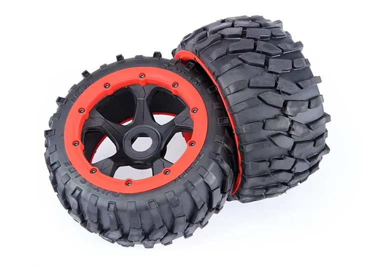 grind off-road banden en wielen montageset voor 1:5 KM ROVAN ROFUN HPI BAJA 5B