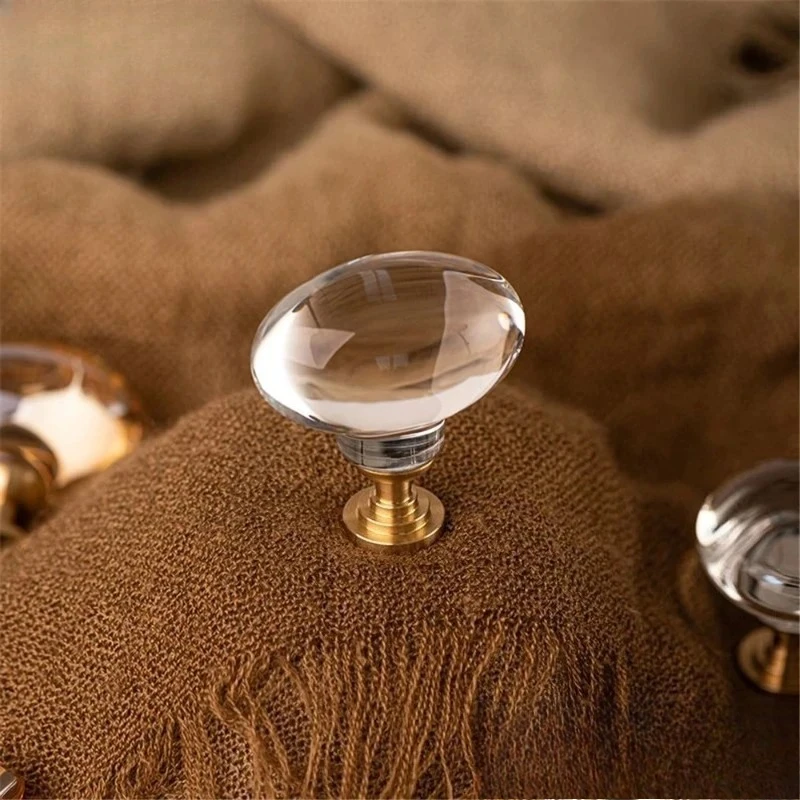 البرونزية الكريستال الأثاث الباب ساحبات الفاخرة جولة اليشم باب خزانة الملابس ساحبات لخزانة درج المطبخ الديكور الباب مجتذب #5