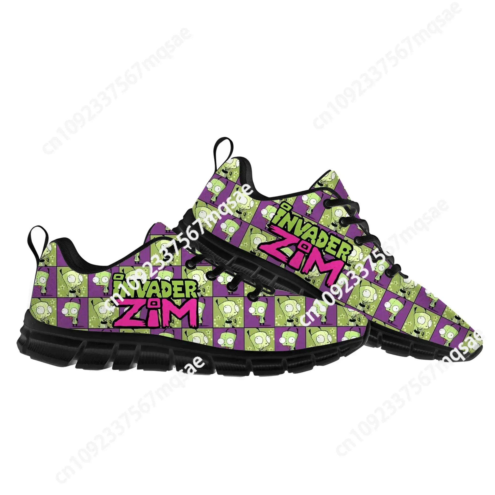 

Animation Invader Sports Shoes Cartoon Zim Mens Womens Teenager Children Custom Sneakers High Quality Sneaker Custom Built Shoes