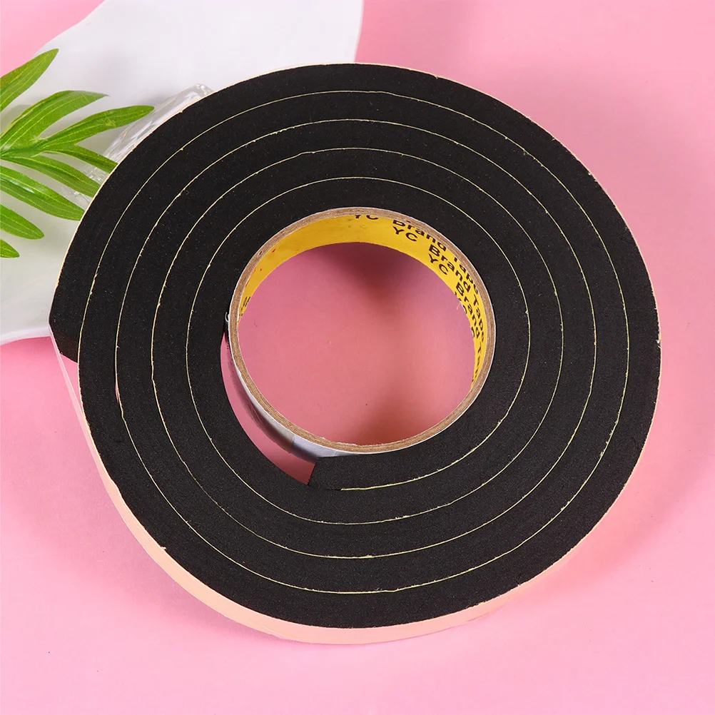 

5pcs Strong Sponge Tape Seal Strip Windproof Soundproof Under Door Draft Stopper For Bathroom Bedroom Door Gap Blocker