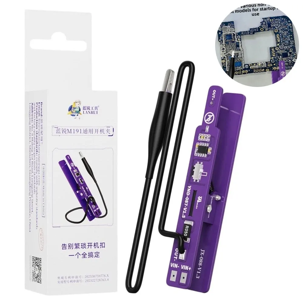 

Универсальный зажим для включения телефона M191 без шифрования с индикатором, для проверки утечки тока, включение одной кнопкой