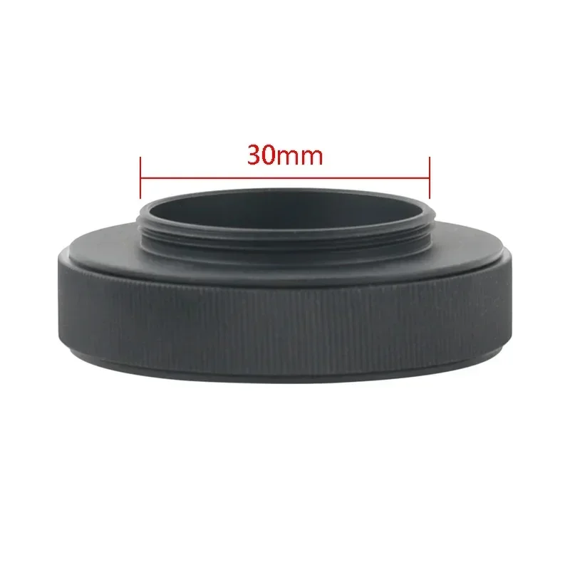 Diâmetro de amplificação de liga de alumínio ajustável 1.5-26mm íris m30 para m37 módulo de lente de câmera diy retrofit anel adaptador de visão noturna