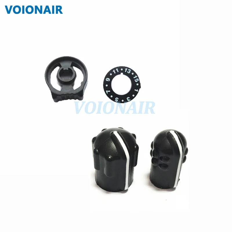 

VOIONAIR 2sets 16 Channel Digital Numbers Cover and Knobs For Motorola MTX838 MTS2000 Radio Replacement Accessories