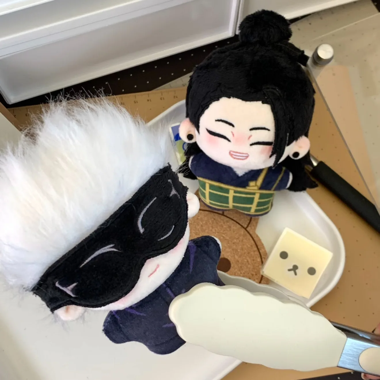 2026 Neue Kawaii JujutsuK Puppe Anime Gojo Satoru Plüsch-Schlüsselanhänger Niedliche JJK Figur Baumwoll-Plüschpuppe Yuji Choso 10cm Spielzeug Geschenke für Fans – Detail 2