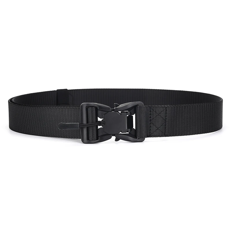 Unisex Genuine Tactical Belt Quick Release Outdoor Military Magnetic Buckle Belt Nylon Men Women Belt Plus Size 140 160 180cm