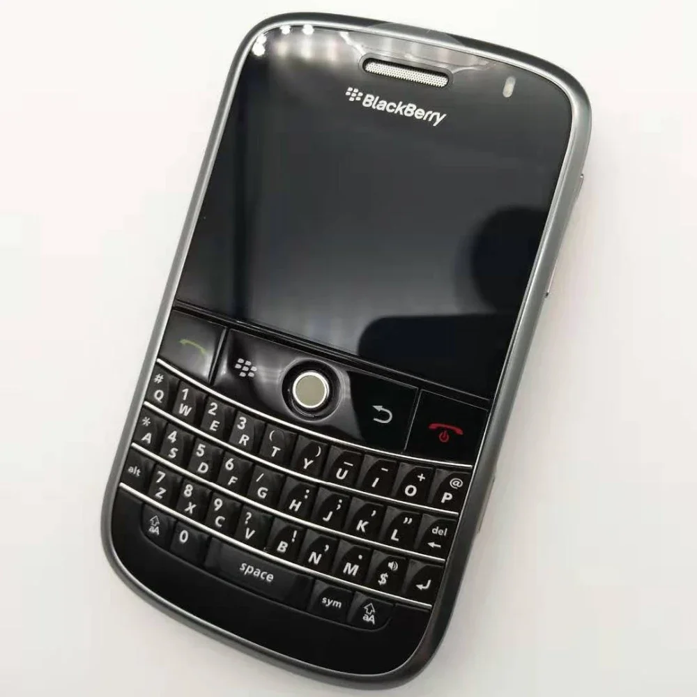 الأصلي بلاك بيري بولد 9000 GSM 2G 3G الهاتف الخليوي المحمول 2.4 "2MP WIFI QWERTY لوحة المفاتيح BlackBerry OS غير مقفلة الهاتف المحمول