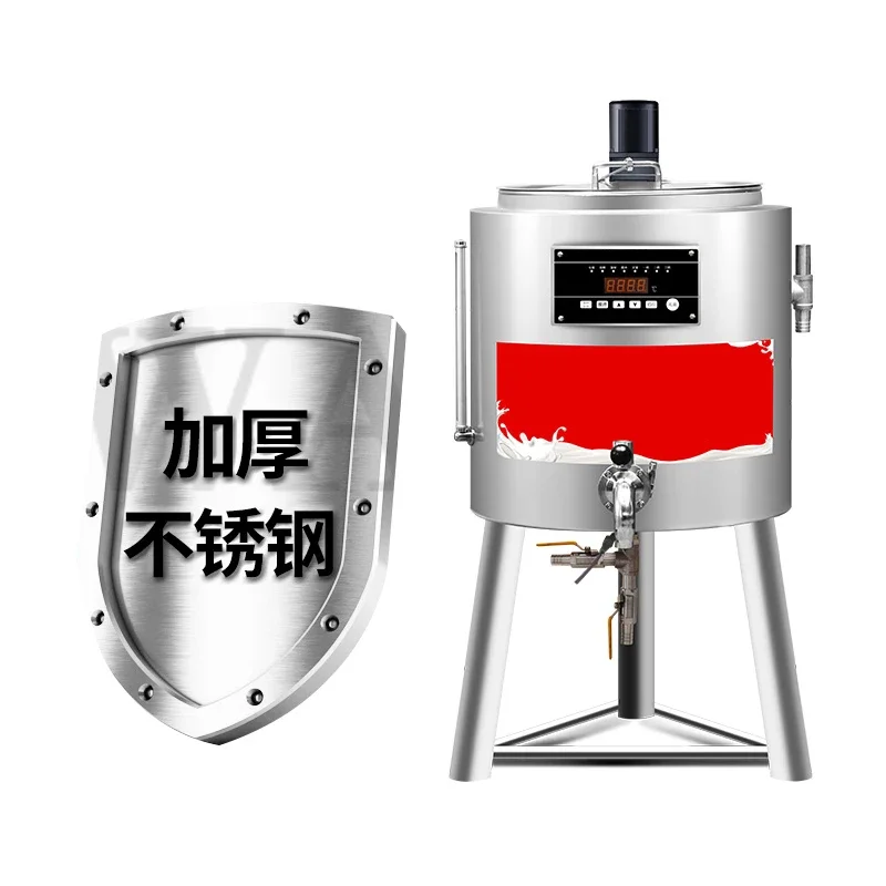 Nova máquina de pasteurização de leite, máquina de iogurte/leite/suco/liquor, agricultura e pasto, máquina de esterilização inteligente, 60l capac