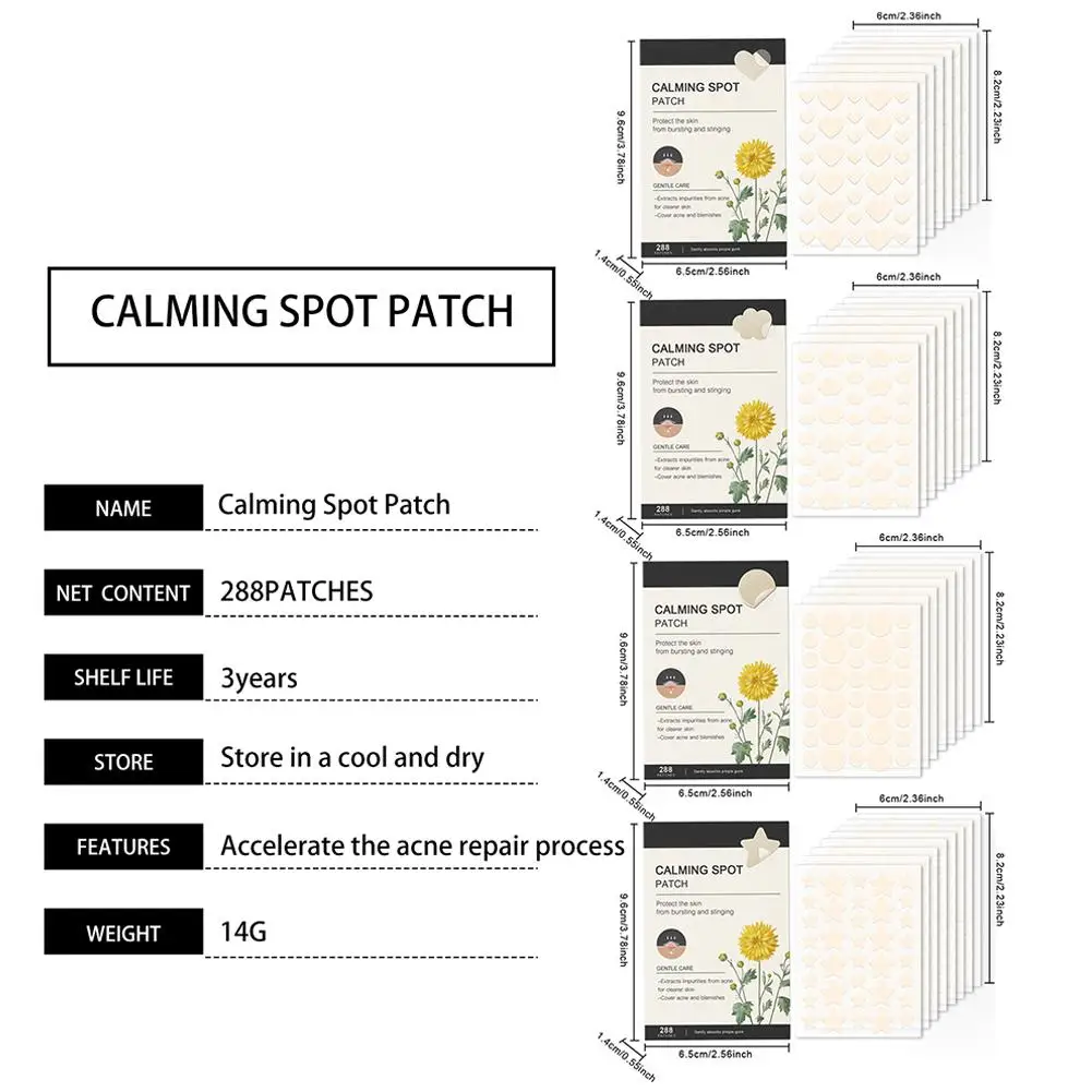 288Patch Akne Patch wasserdichte Akne-Behandlung Gesichts pflege Tool Spot Akne Mark Cover Akne Entfernung unsichtbare Akne Patch