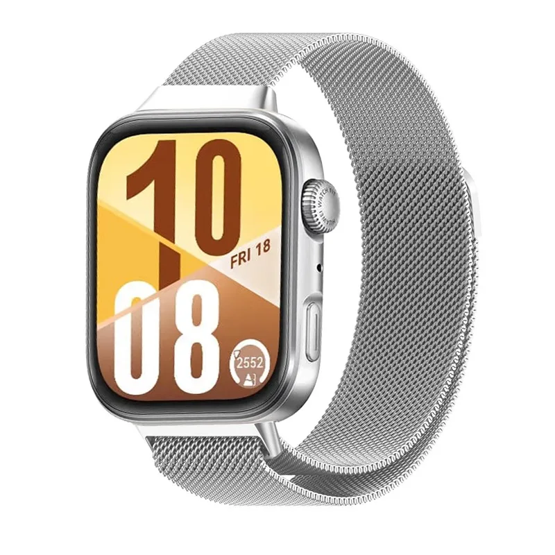 Pulseira de metal milanesa para huawei watch fit 4/3, pulseira de substituição confortável para huawei watch fit 4/4 pro, acessórios correa