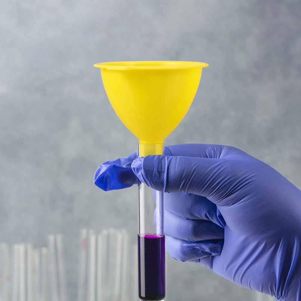 

16 Pcs Experimental Funnel Scientific Plastic Filter Laboratory Filling Funnels