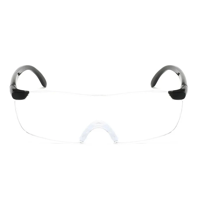 Reading Magnifer Glasses New Integrated Magnifying 1.6 Times and Anti-Blue Light Portable Glasses for The Elderly