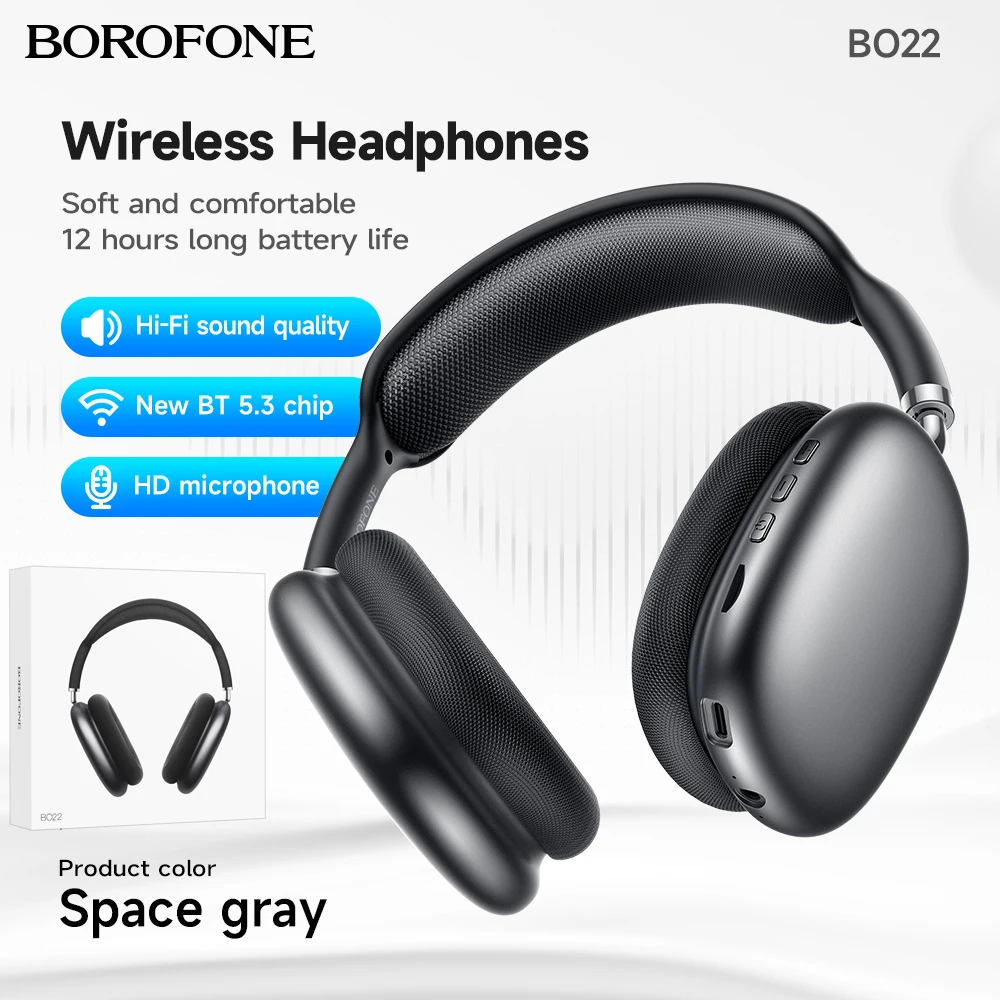 

BO22 Over The Ear Wireless Sports Bluetooth 5.3 Headphones Support TF card AUX Mode For Iphone Android Samsung Smart Earphones