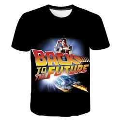Back To The Future 3D Print T-Shirt Men Women Fashion Streetwear Oversized Short Sleeve T Shirt Harajuku Male Tees Tops Clothing