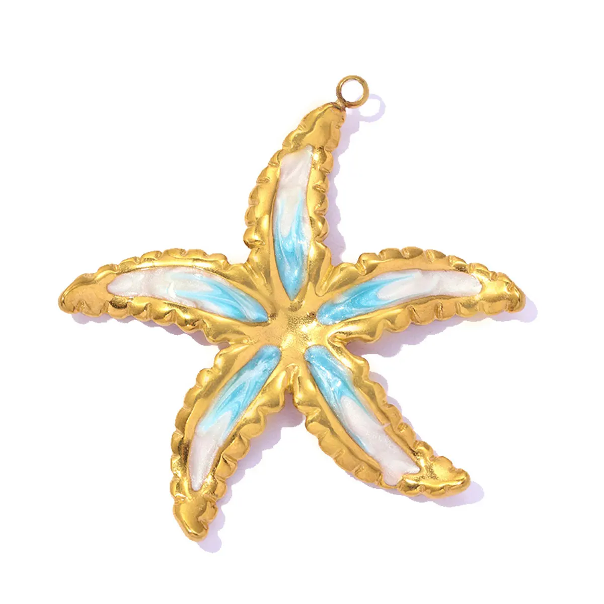 3pcs/Lot Stainless Steel Abalone Shell Flower DIY Earring Charms Conch Necklace Pendants Fish Bone Shoe Accessory Wholesale