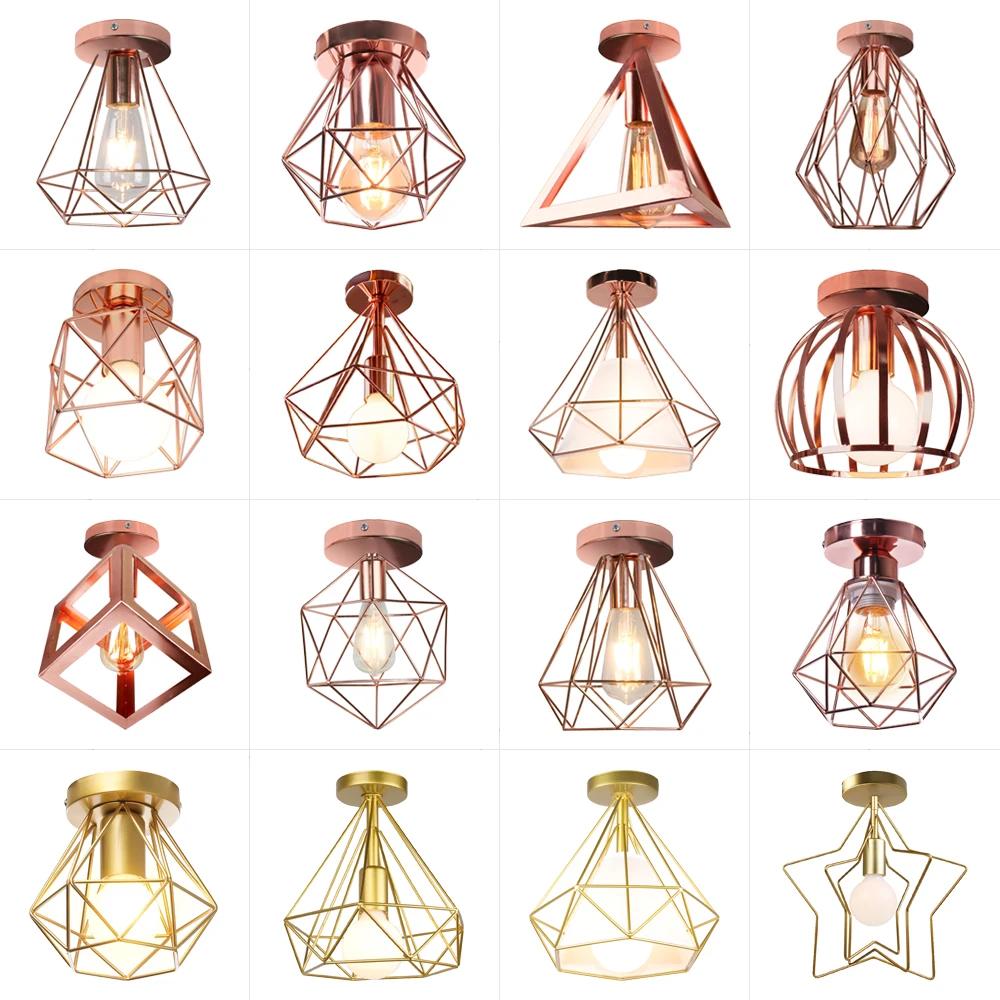 

Modern Ceiling Lamp Retro Vintage Industrial Ceiling Light Living Room Bedroom Kitchen Lighting Home Decor Luminaire Plafonnier