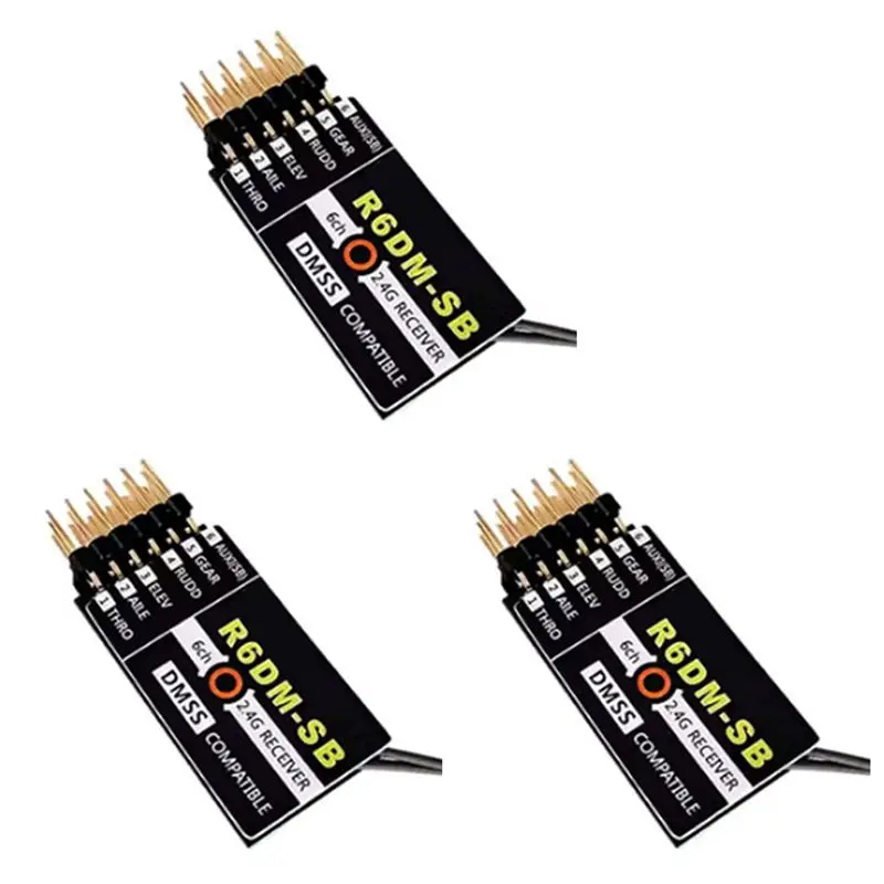 ABXE-3X 2.4Ghz DMSS Receiver R8DM-SB R6DM-SB R4DM-SB For JR XG6 XG7 XG8 X (R6DM)
