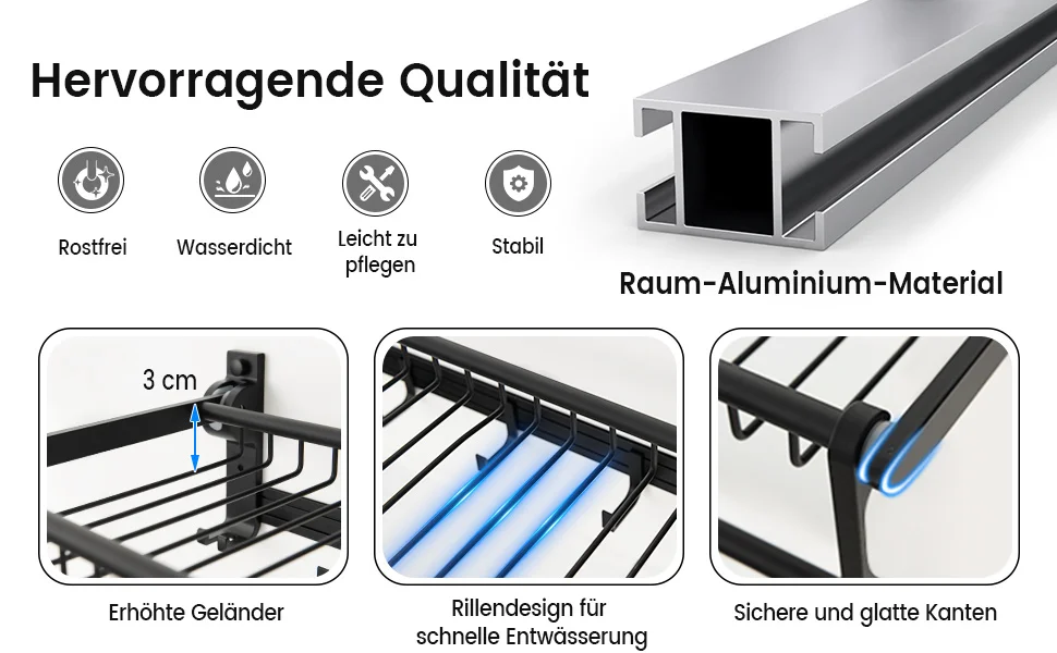 Towel Holder Folding Towel Rack Without Drilling Towel Bar Wall Mounted With 9 Movable Hooks & Shelf Wall Organizer