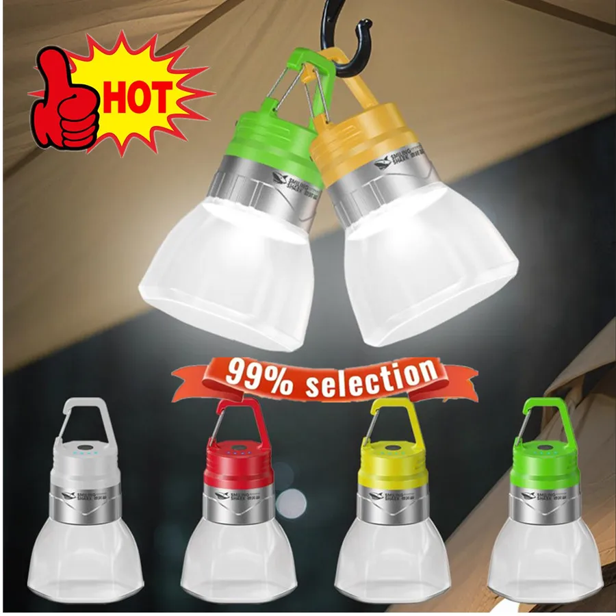 

Мини-светодиодный ручной фонарик USB C, перезаряжаемый фонарик, окружающий свет, уличный кемпинг, водонепроницаемая лампа для палатки, портативная лампа с крючком