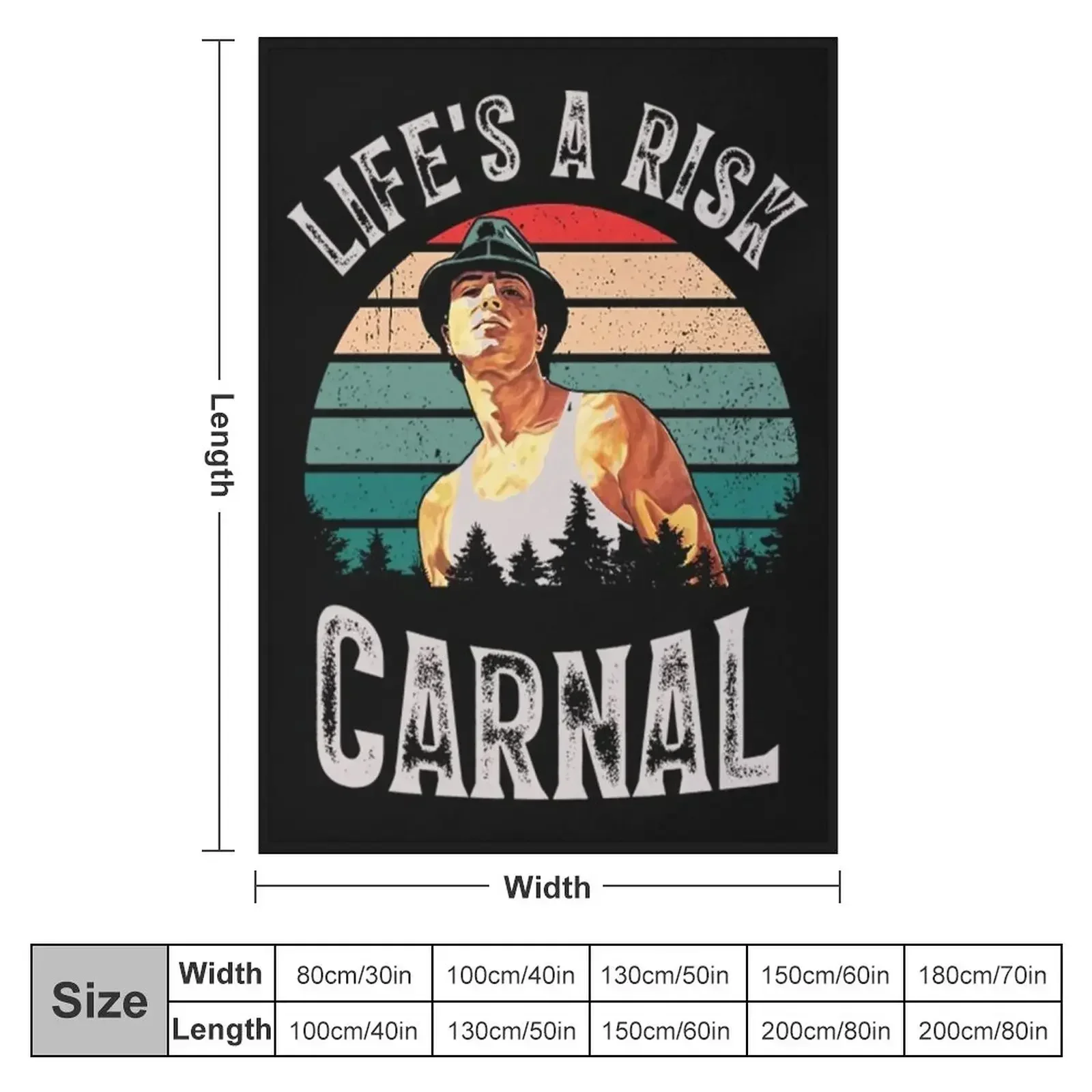 Funny Blood In Blood Out T-ShirtLife's a risk Carnal Throw Blanket Sofa Quilt Giant Sofa Blankets