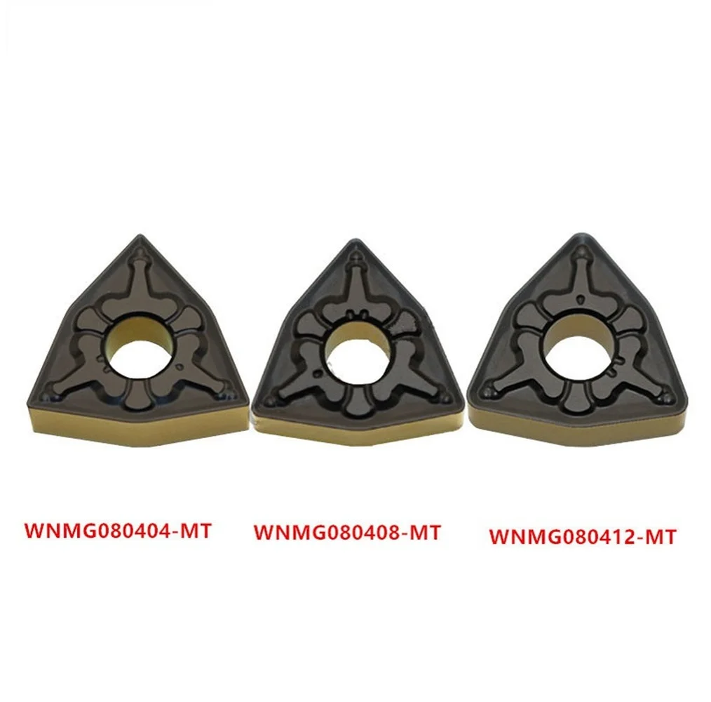 Hardstone di Tornitura Carburo Inser 10P WNMG080404 WNMG080408 / WNMG080412-MT HS8125 CNC Strumento Tornio Inserto In Metallo Duro Per Acciaio Inox
