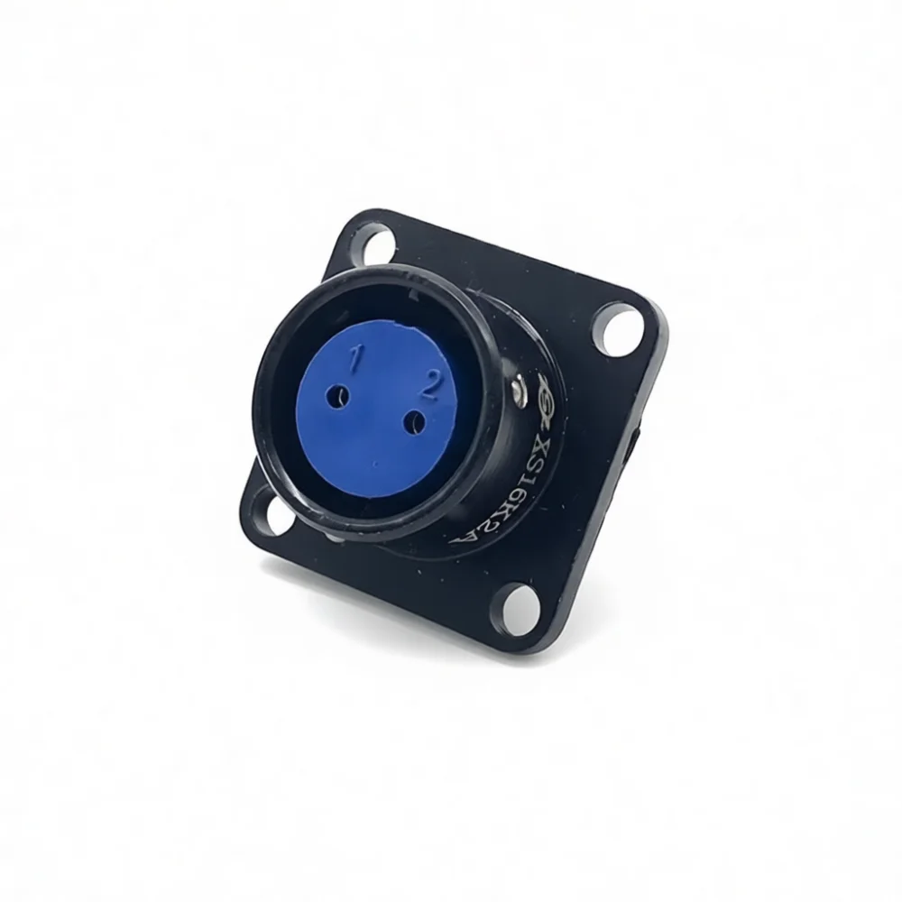 XS16 Aviation Connector Plug Socket Industrial 2 Core Electrical Cable Adapter For Thermocouple Machine Maintenance Components