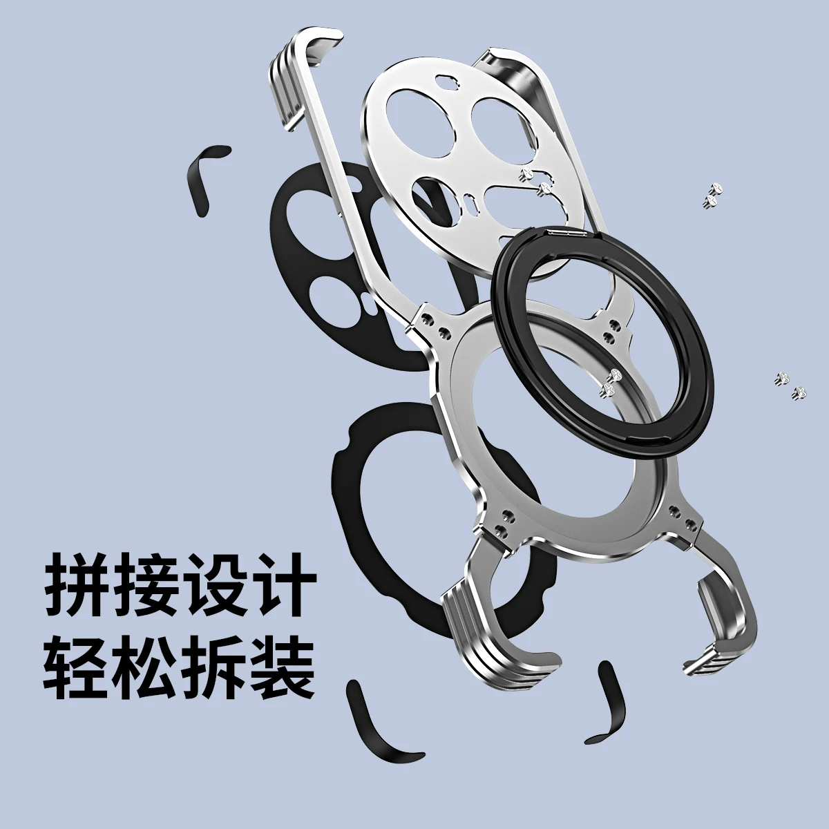 

Чехол для телефона без рамки с алюминиевой металлической рамкой для Xiaomi 15 Ultra, ультратонкий чехол-подставка для телефона с защитной крышкой для объектива