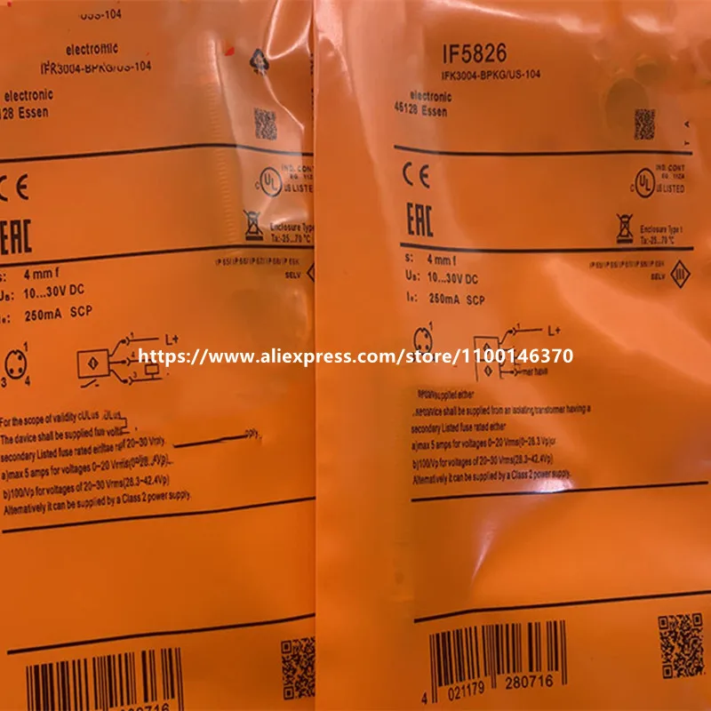 

2Pcs New High Quality IFM proximity switch brand new IF5826 IF5896 IF5850 IF5851