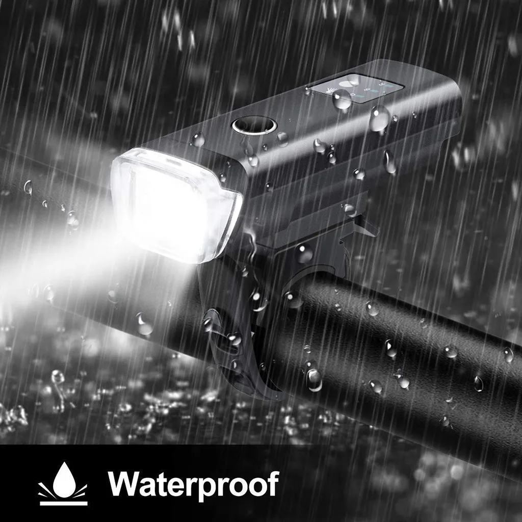 

Smart Bike Front Rear Light Set Usb Rechargeable Waterproof MTB Road Cycling Led Headlamp Night Riding Safety Accessories