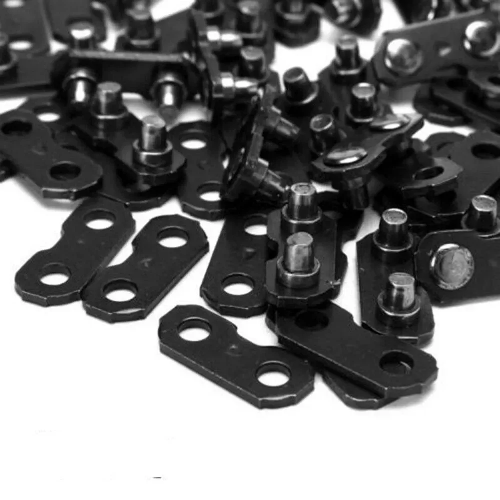 

91 Master Chain Links Black Chainsaw For 3/8-LP Type Repair Straps 0.050\" & 0.058\" 20 X 3/8\" 4.34mm/0.171\"