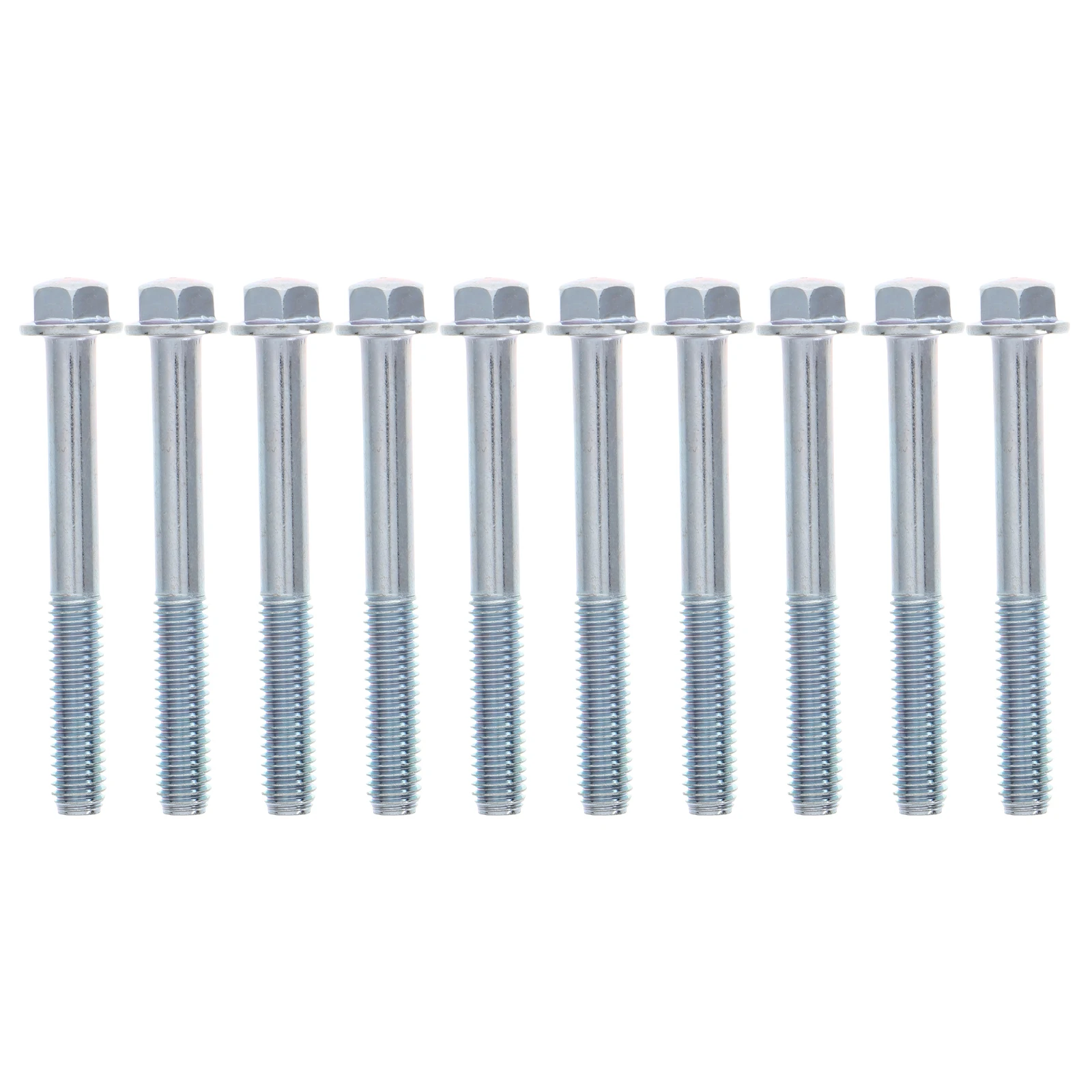 

10pcs Engine Screws Motorcycle Nuts Silver Engine Mounting Screws Metal Standard Size Durable Construction Compatible
