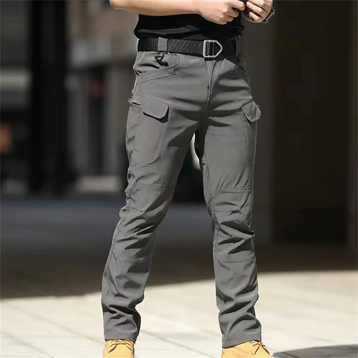 Мужские эластичные тактические брюки, однотонные брюки для кемпинга, пешего туризма, рыбалки, треккинга, скалолазания, очаровательные уличные брюки, быстросохнущие спортивные брюки