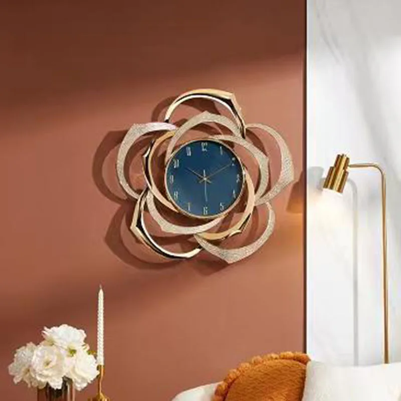 Noiseless Vintage Retro Wall Clock Design Unusual Nordic Corner Luxury Wall Clock Art Aesthetic Relogio De Parede Decoration