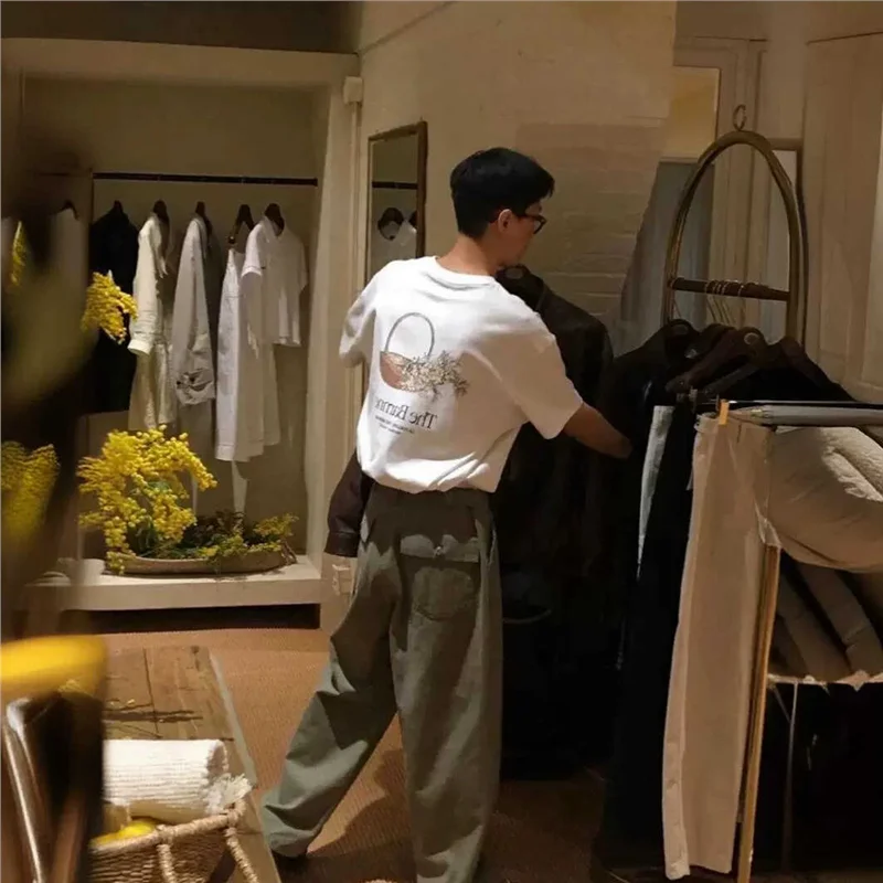 Zomer nieuwe dames losse katoenen ort Sve T-shirt puur katoen bedrukte casual Sle ronde Ne top voor dames