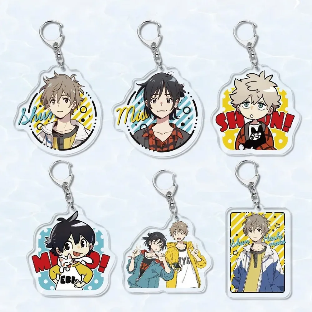

Diy Japanese Anime Létranger De La Plage Creative Acrylic Keychain Peripheral Cartoons Phone Chain Backpack Pendant Holiday Gift