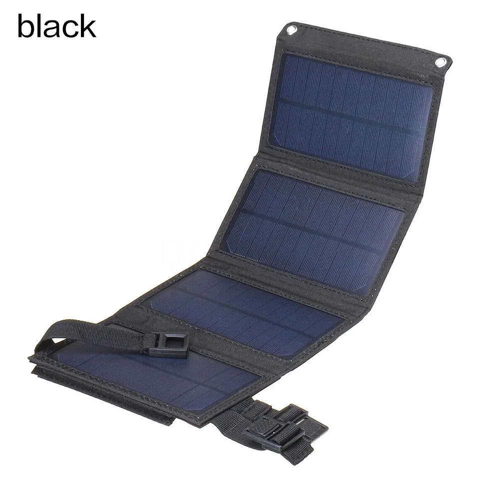 Portable USB Foldable Solar Panel, Folding Solar Panels For Travel, Mobile Phone Charging Bank, Flashlight, Fan, Mobile Phone Ba