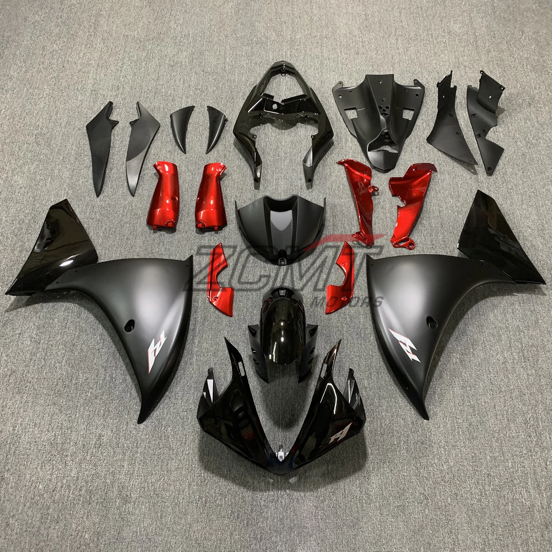New ABS Bodywork Fairings Kit Fit For YAMAHA R1 2009 2010 2011 2012 2013 2014 09 10 11 12 13 14 Bodywork Set Red Custom