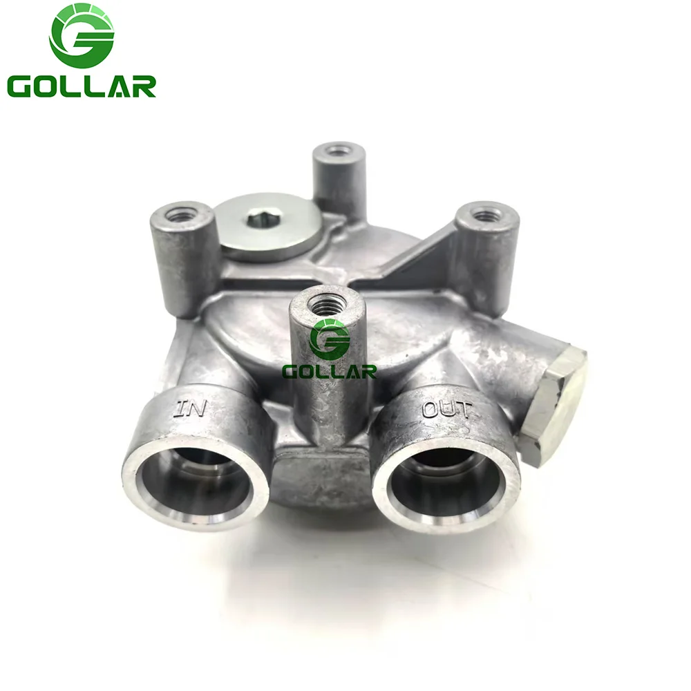 Engineering Machinery Parts for Komatsu 6D125 Engine PC400-6 Excavator Oil Filter Head 6212-51-5310 6217-51-5111